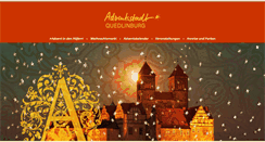 Desktop Screenshot of adventsstadt.de